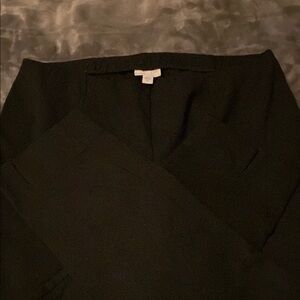 Black stretch pants
